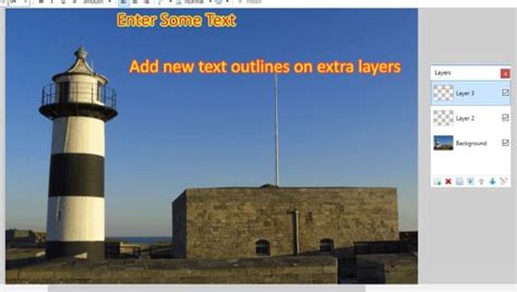 Hur man konturer text med Paint.NET - Ninja-Teknik